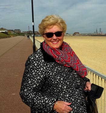 Judy Hines pictured at Gorleston