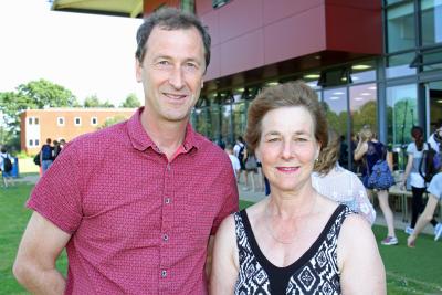 Dominic James and Ros Fretwell