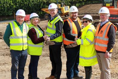 Salthouse start on site 1 sm