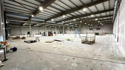 The interior of the building on Whiffler Road which is set to become the Highball Climbing Centre