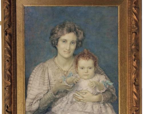 Babys Throne by Anna Alma Tadema pre sale estimate 20000 30000 sm