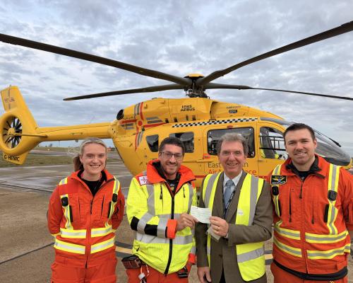 Abel Homes EAAA donation Dec 2025