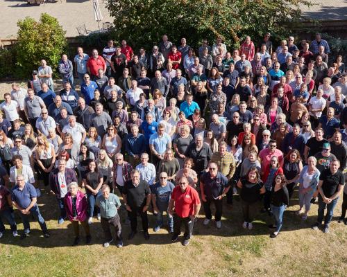 Broadland Housing staff picture taken before Covid