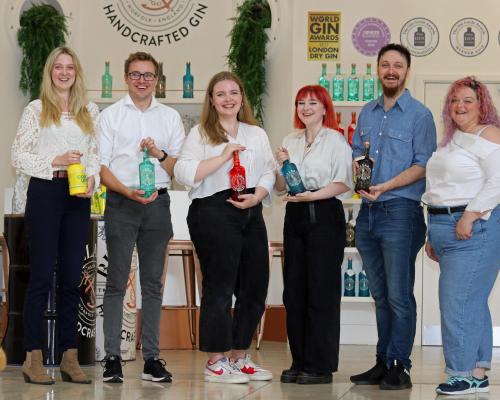 Bullards new gin ambassadors pictured at the firms Chantry Place gin tasting room sm
