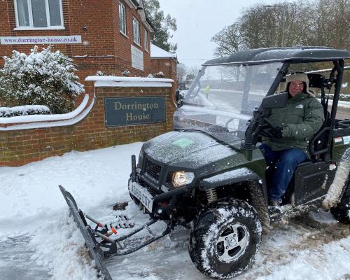 Dorrington House snow plough