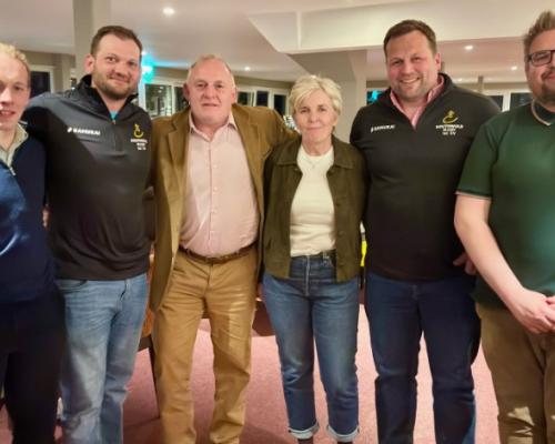 Halesworth Quiz winners Hookers and Maulers from Southwold RFC