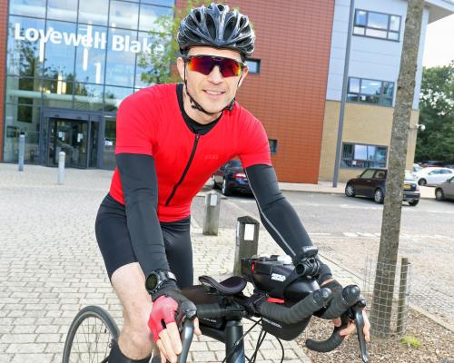 Ironman triathlon competitor Tim Barnes 1