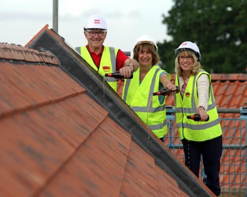 Little Snoring new homes topped out sm