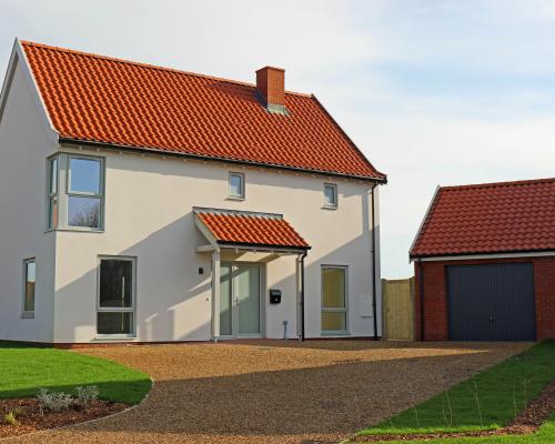 One of the new Broadland Housing homes at Erpingham