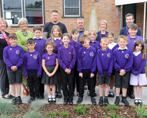 Opening of Jubilee Garden at Swaffham Primary Academy sm
