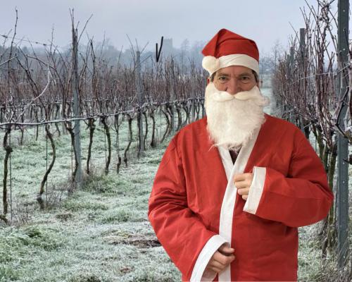 Santa at Chet Valley Vineyard