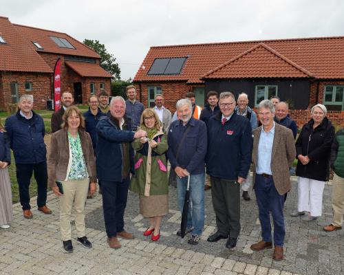 Swanton Novers key handover 1 sm