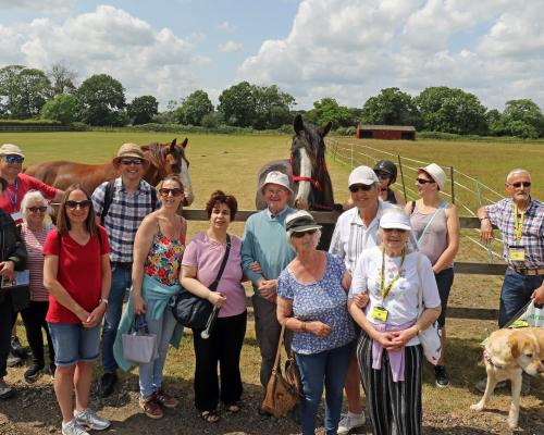 Vision Norfolk visit to Redwings 1