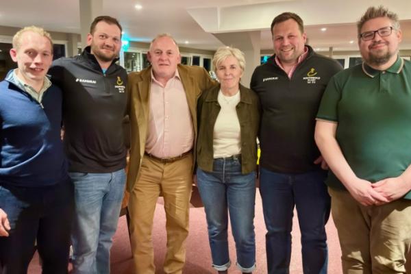 Halesworth Quiz winners Hookers and Maulers from Southwold RFC