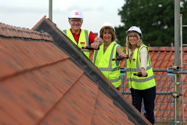 Little Snoring new homes topped out sm