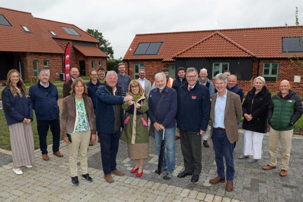 Swanton Novers key handover 1 sm