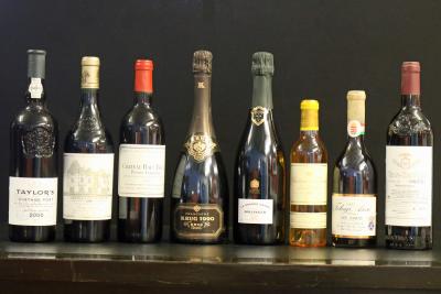 A selection of wines going under the hammer in Keys July Fine Sale