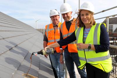 Alexandra Road Lowestoft topping out ceremony sm