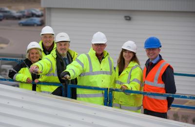 Blackfriars Court topping out 2