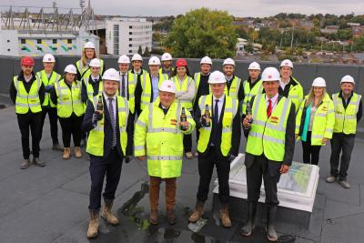 Canary Quay topping out 2