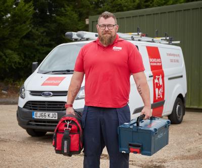 Chris Mason electrician at Broadland Housing Group