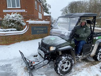 Dorrington House snow plough