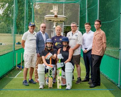 Ketteringhal Hall Cricket Club receives grant from Lovewell Blake Comunity Fund sm