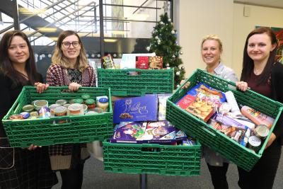 Lovewell Blake Norwich Foodbank donation