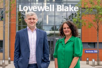 Lovewell Blake Tax Director Michael Morter with Tax Partner Mary Schofield
