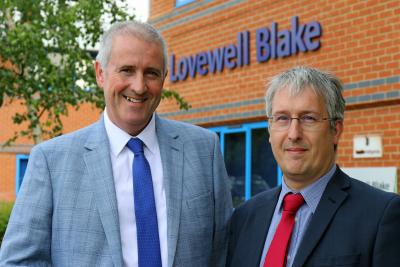 Lovewell Blake senior partner Paul Briddon left with new manager Richard Carr