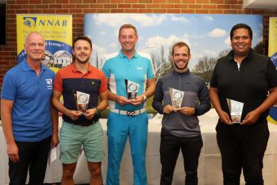 NNAB Golf Day 2018 the winning Barclays team with Jeremy Goss sm