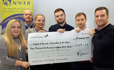 NNAB Towergate cheque presentation 1 sm