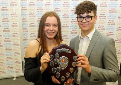 NWHS Sports Personalities of the Year 2017 Harriet Laws Herd and George Isbell sm