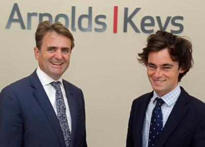 New Arnolds Keys partner Nick Williams right with managing partner Guy Gowing sm