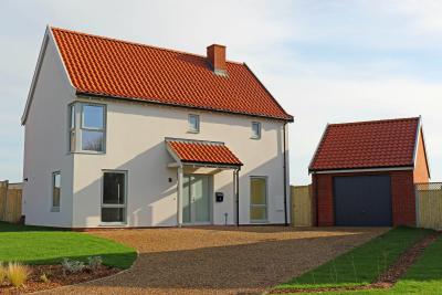 One of the new Broadland Housing homes at Erpingham