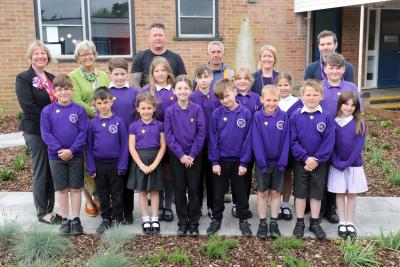 Opening of Jubilee Garden at Swaffham Primary Academy sm