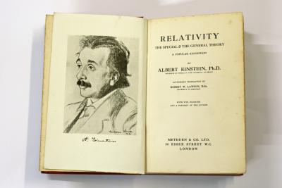 Relativity The Special and General Theory one of three Einstein books being auctioned by Keys