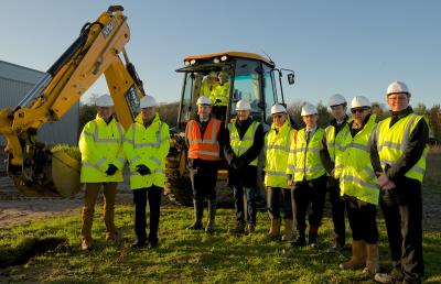 SMS sod cutting ceremony at Beacon Park 3