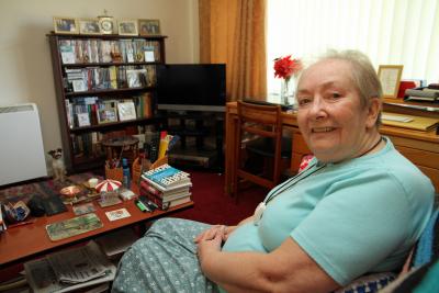 Sheila Fleck in the living room of her new home at Leeds Way Horning