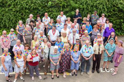 Some of the NNABs army of volunteers pictured at the celebration reception sm