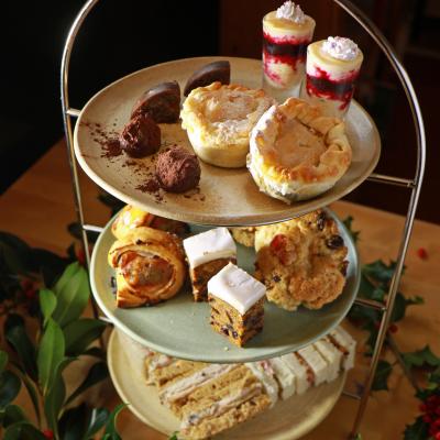The Britons Arms Christmas afternoon tea sq sm