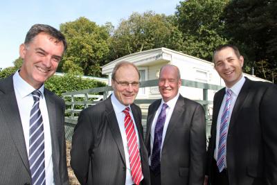 The Lovewell Blake Holiday Parks Team from left Kim Mann James Banham Andrew Miller John Catchpole 2