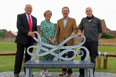 The new bench at Bawdeswell sm