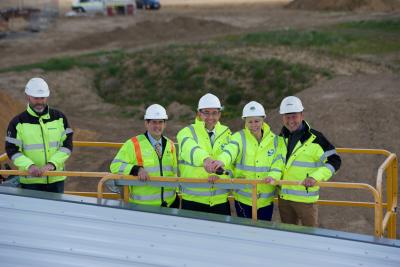 Topping out SMSs new building on Beacon Park