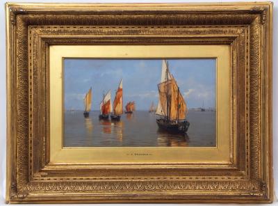Venetian Boats by Antonietta Brandeis estimate 7000 10000