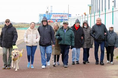 Vision Norfolk seafront walk in Great Yarmouth sm
