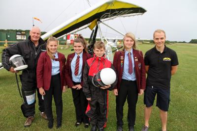 from left Kevin Smith Hannah Lev Ellise Finch Oliver Freeman Jemma Parsons Adam Gillespie